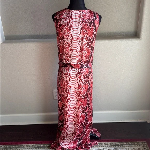 Michael Kors women médium
Coral red snake print Maxi dress - Picture 4 of 9